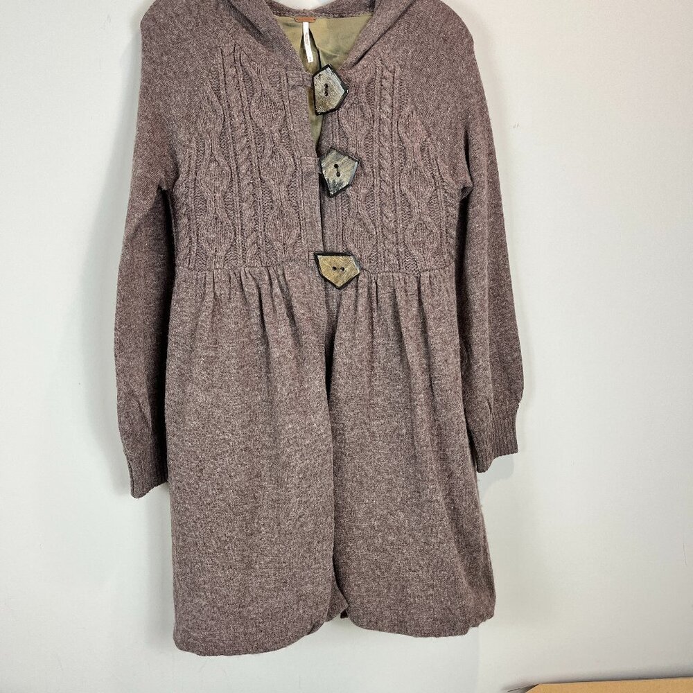 Women's Free People Brown Button front Cardigan, Size S